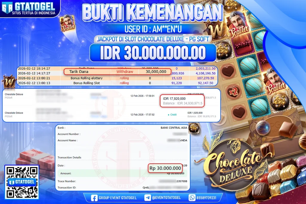 BUKTI KEMENANGAN GTATOGEL NEW ( TGL 12 - 02 - 2026 ) V1