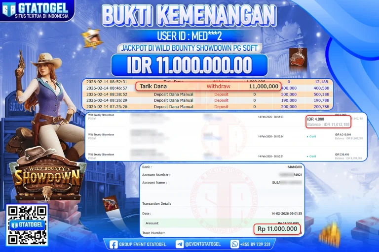 BUKTI KEMENANGAN GTATOGEL NEW ( TGL 15 - 02 - 2026 ) V1