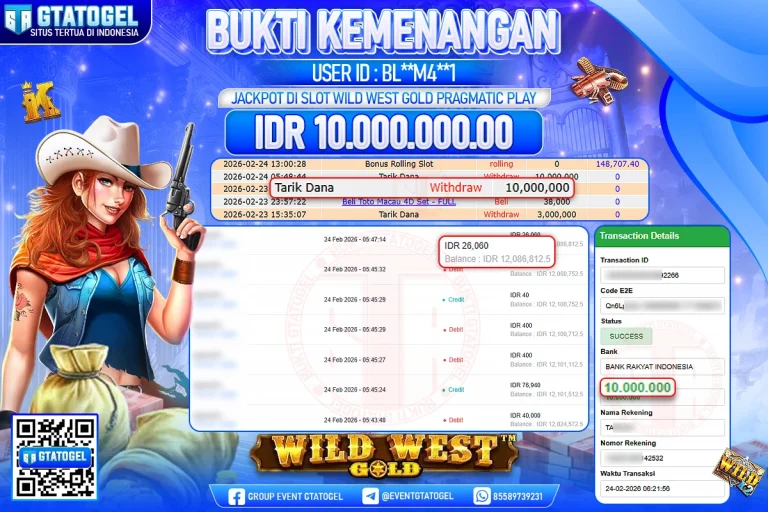 BUKTI KEMENANGAN GTATOGEL NEW ( TGL 24 - 02 - 2026 ) V1